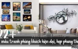 Tổng hợp 22+ mẫu tranh phòng khách hiện đại, chuẩn phong thủy