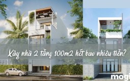Xây nhà 2 tầng 100m2 hết bao nhiêu tiền? Ưu điểm của nhà 2 tầng 100m2