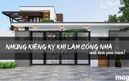 Những kiêng kỵ khi làm cổng nhà nhất định phải tránh