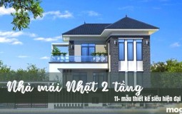 11+ mẫu nhà mái Nhật 2 tầng tối giản nhưng vẫn siêu tiện nghi