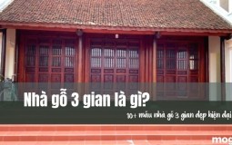 Nhà gỗ 3 gian là gì? 10+ mẫu nhà gỗ 3 gian đẹp, hiện đại 2022