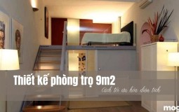 Thiết kế phòng trọ 9m2 – Mẹo ăn gian diện tích bạn nên biết!