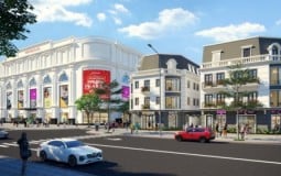 “Siêu phẩm” nhà phố thương mại dần thành hình giữa trung tâm thành phố Đông Hà