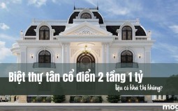 Biệt thự tân cổ điển 2 tầng 1 tỷ có đẹp không? 18+ mẫu siêu bắt mắt