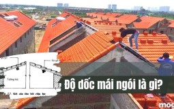 Cách tính độ dốc mái ngói – độ dốc mái ngói tối thiểu là bao nhiêu?