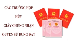 Các trường hợp hủy giấy chứng nhận quyền sử dụng đất mà bạn cần biết