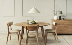 Bàn ăn gỗ nhỏ xinh – Điểm nhấn ưu việt cho nội thất phòng ăn