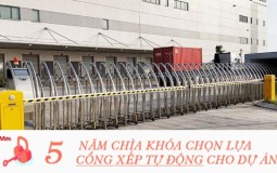 5 CHÌA KHÓA KIỂM SOÁT RA VÀO MỚI CHO DỰ ÁN VỚI CỔNG XẾP TỰ ĐỘNG
