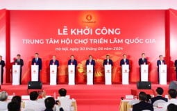 Thủ tướng dự lễ khởi công Trung tâm Hội chợ Triển lãm quốc gia tại Đông Anh, Hà Nội