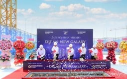 New Galaxy Bình Dương tăng tốc xây dựng, cất nóc tòa tháp đầu tiên
