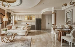 Căn hộ 121m2 phong cách Đông- Tây giao hoà