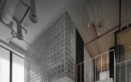 Giải pháp không gian ba chiều trong căn hộ thông tầng 66m2