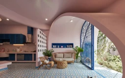 Ngôi nhà 160m2 với gam màu đặc biệt ở TP.HCM
