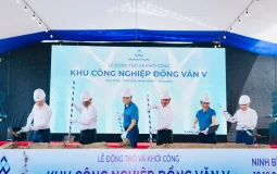 Khởi công khu công nghiệp Đồng Văn V, tổng mức đầu tư trên 2.900 tỷ đồng
