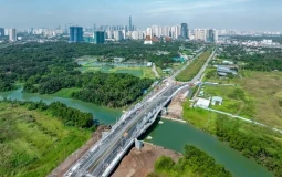 Đường liên phường xuyên tâm đô thị 'tỷ đô' chuẩn bị thông xe – Gỡ nút thắt ùn tắc cho nút giao lớn nhất TP.HCM