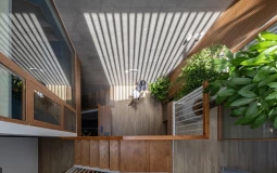 Nhà phố 100m2 với những khoảng trống quý giá trong nhà