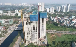 Bất ngờ giá chung cư vùng ven Hà Nội tăng mạnh, vượt nội đô