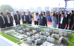 Hà Nội khởi công khu nhà ở xã hội kiểu mẫu giáp Công viên Kim Quy