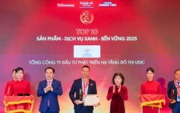 Khẳng định vị thế thương hiệu UDIC với TOP 10 Sản phẩm - Dịch vụ xanh - Bền vững 2025