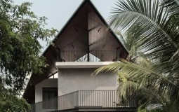 Tận dụng đất hình thang làm nhà mở nhiều hướng