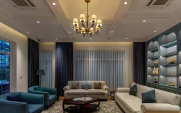 Thiết kế 'tổ ấm' với tông xanh hiện đại, thanh lịch