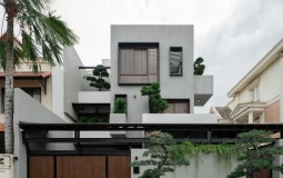 Ngôi nhà mang tinh thần tối giản, yên bình giữa phố thị