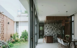Nhà cấp 4 nở hậu với khu vườn xanh