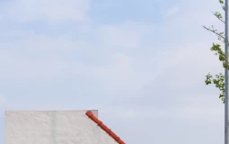 Không gian kiến trúc 'độ lạ' trong quán cà phê ở miền quê