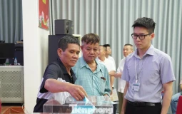 114 hộ dân bốc thăm tái định cư để thực hiện dự án cầu Trần Hưng Đạo