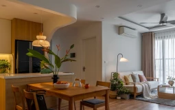 Căn hộ 100m2 với thiết kế tối giản từng không gian để tối ưu chi phí hoàn thiện