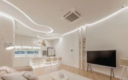 Sức mạnh đơn sắc và tông sáng ấm làm thay đổi hoàn toàn ngôi nhà