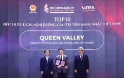 Queen Valley Estate ghi dấu trong Top 10 đô thị du lịch, nghỉ dưỡng, giải trí tiềm năng nhất Việt Nam