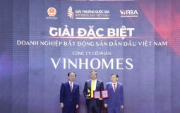 Vinhomes nhận 'siêu giải thưởng' – dẫn đầu thị trường bất động sản Việt Nam
