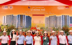 Lễ động thổ dự án nhà ở xã hội Mê Linh New City quy mô gần 800 căn hộ