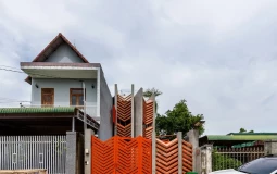Ngôi nhà được thiết kế từ cảm hứng về họa tiết trên trang phục của người bản địa