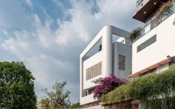 Vẻ đẹp hiện đại kết hợp với phong cách Wabi Sabi trong căn biệt thự