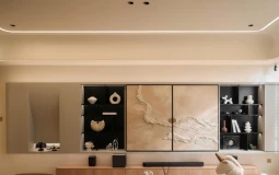 Bỏ vách ngăn, mở rộng không gian sống trong căn hộ 130m²