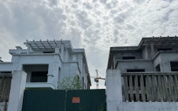Phía sau biệt thự vùng ven Hà Nội giá hơn 100 triệu đồng/m2