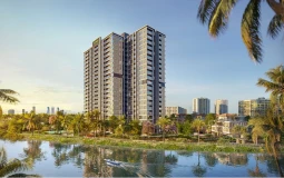 Tháp Trellia Vista tại Mizuki Park: Hai mặt hướng thủy, đưa thiên nhiên thành một phần trải nghiệm sống