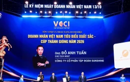 Chủ tịch Tập đoàn Sunshine được vinh danh Doanh nhân Việt Nam tiêu biểu xuất sắc – Cúp Thánh Gióng 2026