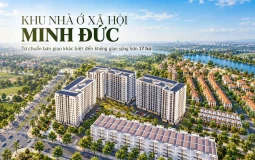 Khu nhà ở xã hội Minh Đức: Không gian sống hơn 17 ha với nhiều cảnh quan