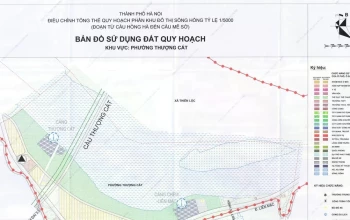 Bản đồ sử dụng đất quy hoạch dự kiến tại 7 phường ven sông Hồng