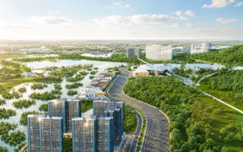 Vị thế tâm điểm bốn dòng chuyển động của thành phố mới tạo sức hút riêng cho Golf Bay 2