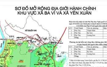 Hà Nội được gì khi nhập thêm 3 xã, mở rộng hơn 4.000ha về phía Phú Thọ?