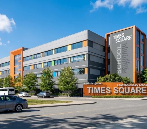 Công trình trường học tại Tổ hợp Times Square Hà Nội chính thức cất nóc và tăng tốc hoàn thiện