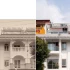 Gộp hai căn nhà phố thành một mặt tiền