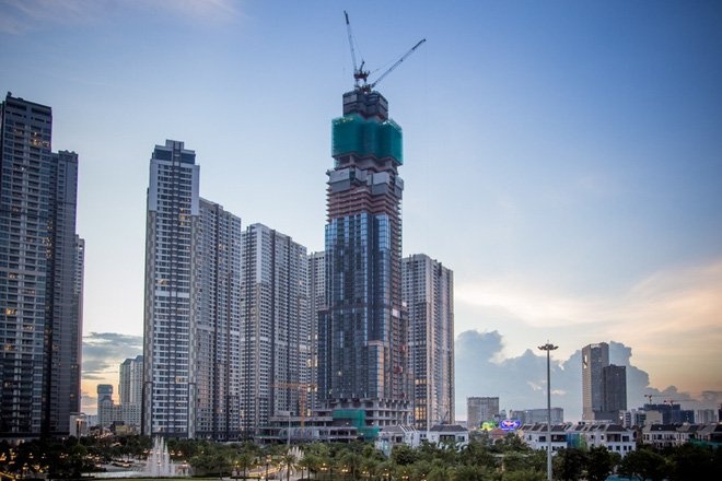 Toàn cảnh tòa tháp 81 tầng cao nhất Việt Nam của Vingroup