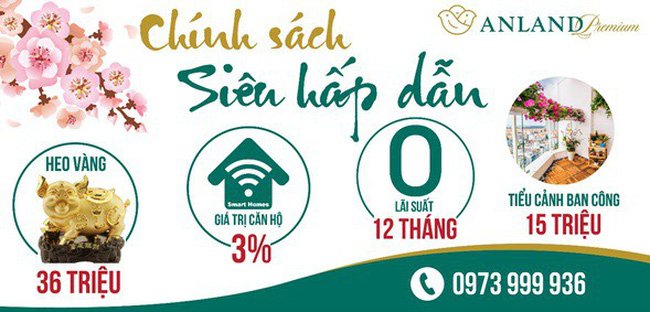 Anland Premium tặng khách hàng heo vàng may mắn cùng chính sách bán hàng hấp dẫn