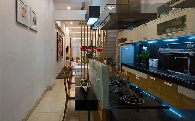 Nhà ống 4 tầng, 1 tỷ đồng với mặt tiền hẹp vẫn long lanh