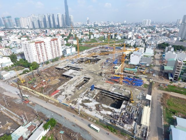 Toàn cảnh dự án Laimian City Quận 2 đang vi phạm thi công